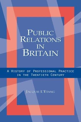 Tapa de Public Relations in Britain