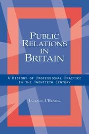 Tapa de Public Relations in Britain