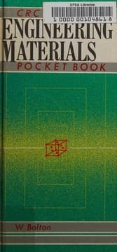 Tapa de Engineering materials pocket book