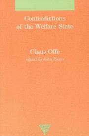 Tapa de Contradictions of the welfare state