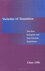 Tapa de Varieties of Transition