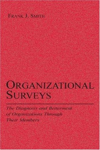 Tapa de Organizational Surveys