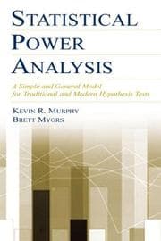 Tapa de Statistical power analysis