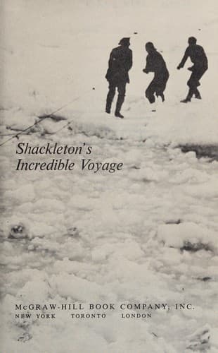 Tapa de Endurance; Shackleton's incredible voyage.