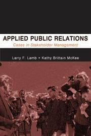 Tapa de Applied public relations