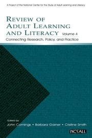 Tapa de Review of Adult Learning and Literacy Vol. 4