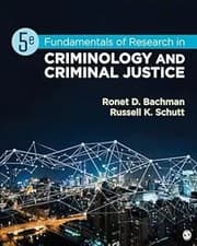 Tapa de Fundamentals of Research in Criminology and Criminal Justice