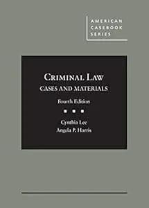 Tapa de Criminal Law, Cases and Materials