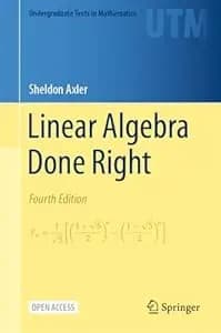 Tapa de Linear Algebra Done Right