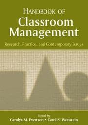 Tapa de Handbook of classroom management