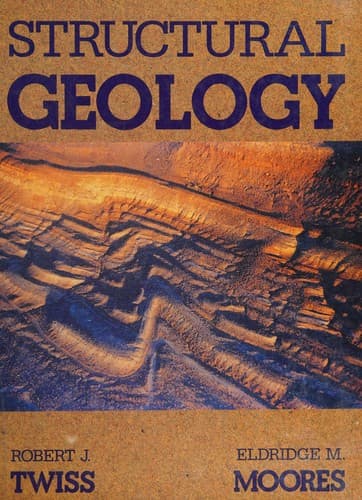 Tapa de Structural geology