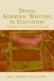 Tapa de Doing Academic Writing in Education
