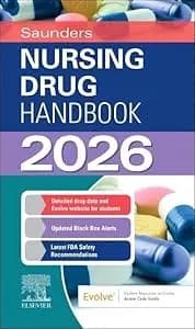 Tapa de Saunders Nursing Drug Handbook 2026