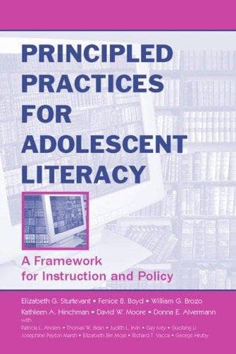 Tapa de Principled practices for adolescent literacy