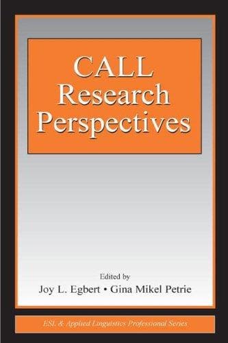 Tapa de CALL research perspectives