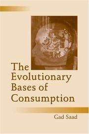 Tapa de The Evolutionary Bases of Consumption (Marketing and Consumer Psychology)