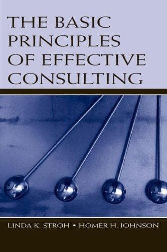Tapa de Basic principles of effective consulting