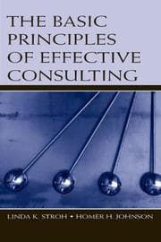Tapa de Basic principles of effective consulting