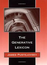 Tapa de The Generative Lexicon (Language, Speech, and Communication)