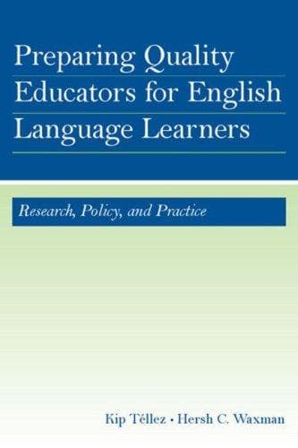 Tapa de Preparing Quality Educators for English Language Learners