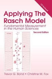 Tapa de Applying the Rasch model