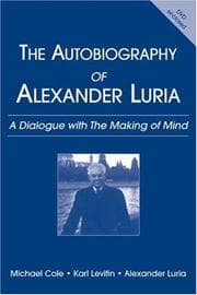 Tapa de The autobiography of Alexander Luria