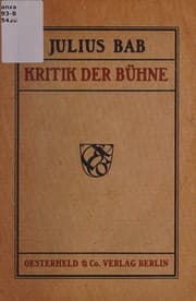 Tapa de Kritik der Bühne