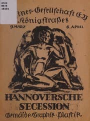 Tapa de II. Ausstellung der Hannoverschen Sezession