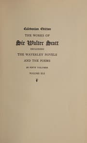 Tapa de Anne of Geierstein and Chronicles of the Canongate including The two drovers with stories from the keepsake