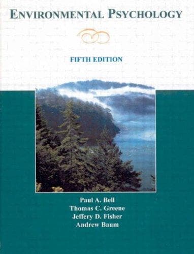 Tapa de Environmental Psychology