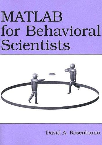 Tapa de MATLAB for Behavioral Scientists