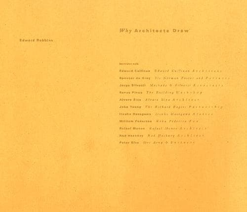 Tapa de Why Architects Draw