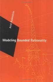 Tapa de Modeling bounded rationality