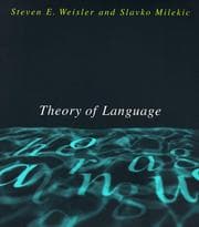 Tapa de Theory of language
