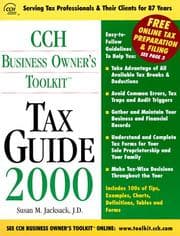 Tapa de Tax Guide 2000