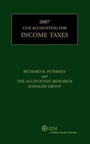 Tapa de CCH Accounting for Income Taxes