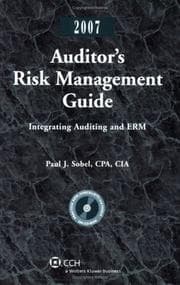 Tapa de Auditor's Risk Management Guide