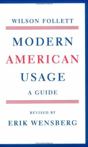 Tapa de Modern American Usage