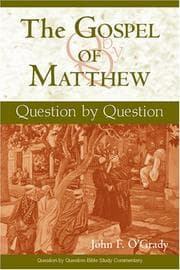 Tapa de The Gospel of Matthew