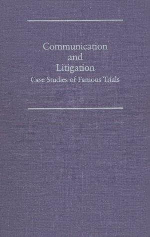 Tapa de Communication and litigation