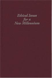 Tapa de Ethical Issues for a New Millennium (The Wayne Leys Memorial Lectures)