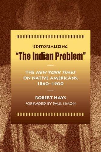 Tapa de Editorializing "The Indian Problem"