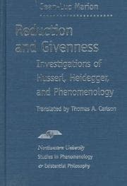 Tapa de Reduction and givenness