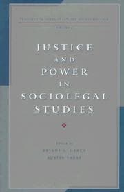 Tapa de Justice and power in sociolegal studies