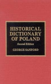 Tapa de Historical dictionary of Poland
