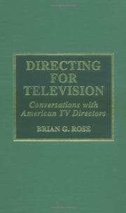 Tapa de Directing for television