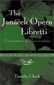 Tapa de The Janacek opera libretti