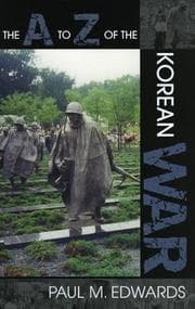Tapa de The A to Z of the Korean War (The a to Z Guides)