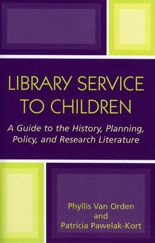 Tapa de Library service to children