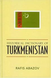 Tapa de Historical dictionary of Turkmenistan